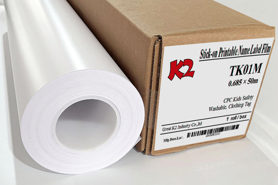 As etiquetas adesivas para roupas da K2